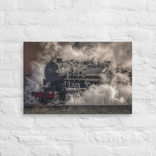 "Liberty Engine" Emerging From The Steam - Canvas Photo