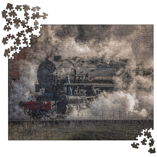 "Liberty Engine" Emerging From The Steam  - Puzzle