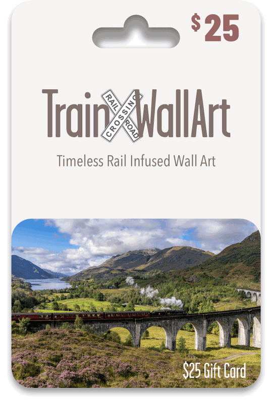 TrainWallArt.com Gift Card: The Perfect Ticket to Timeless Rail Art